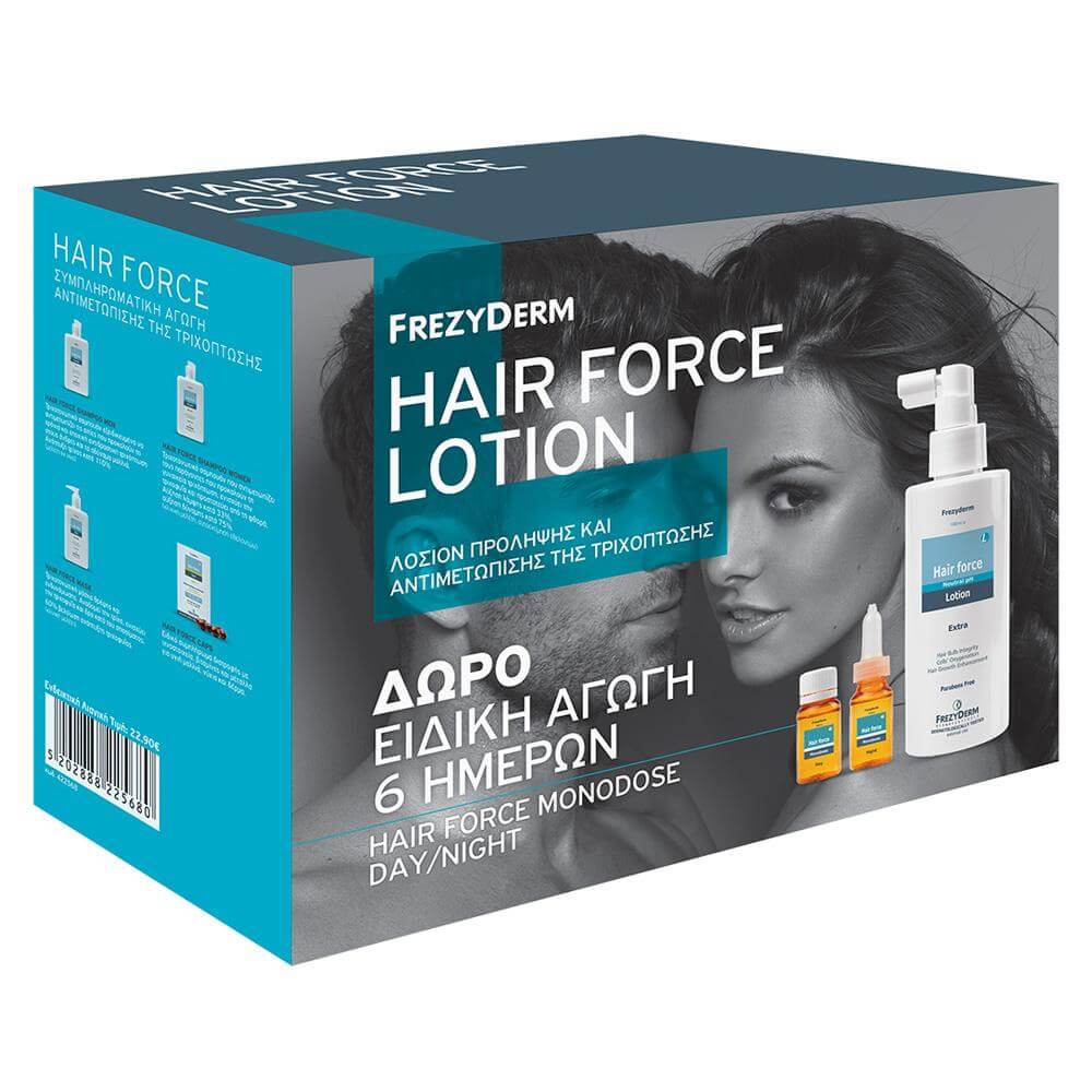 Frezyderm Promo Hair Force Lotion Extra, 100ml + ΔΩΡΟ 6 Hair Force Monodose