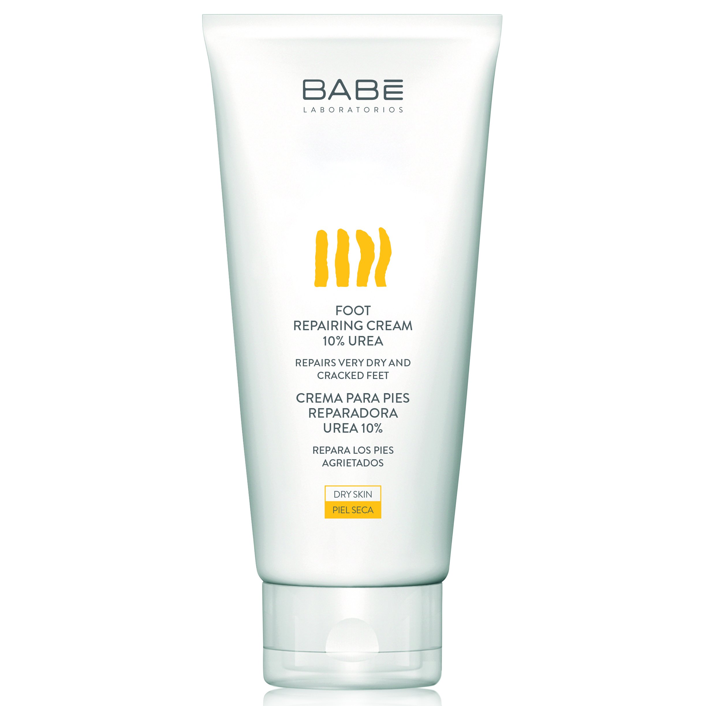 Babe Body Foot Repairing Cream 10% Urea Ενυδατική, Επανορθωτική Κρέμα Ποδιών για Άμεση Ανακούφιση στο Ξηρό, Σκασμένο Δέρμα 100ml