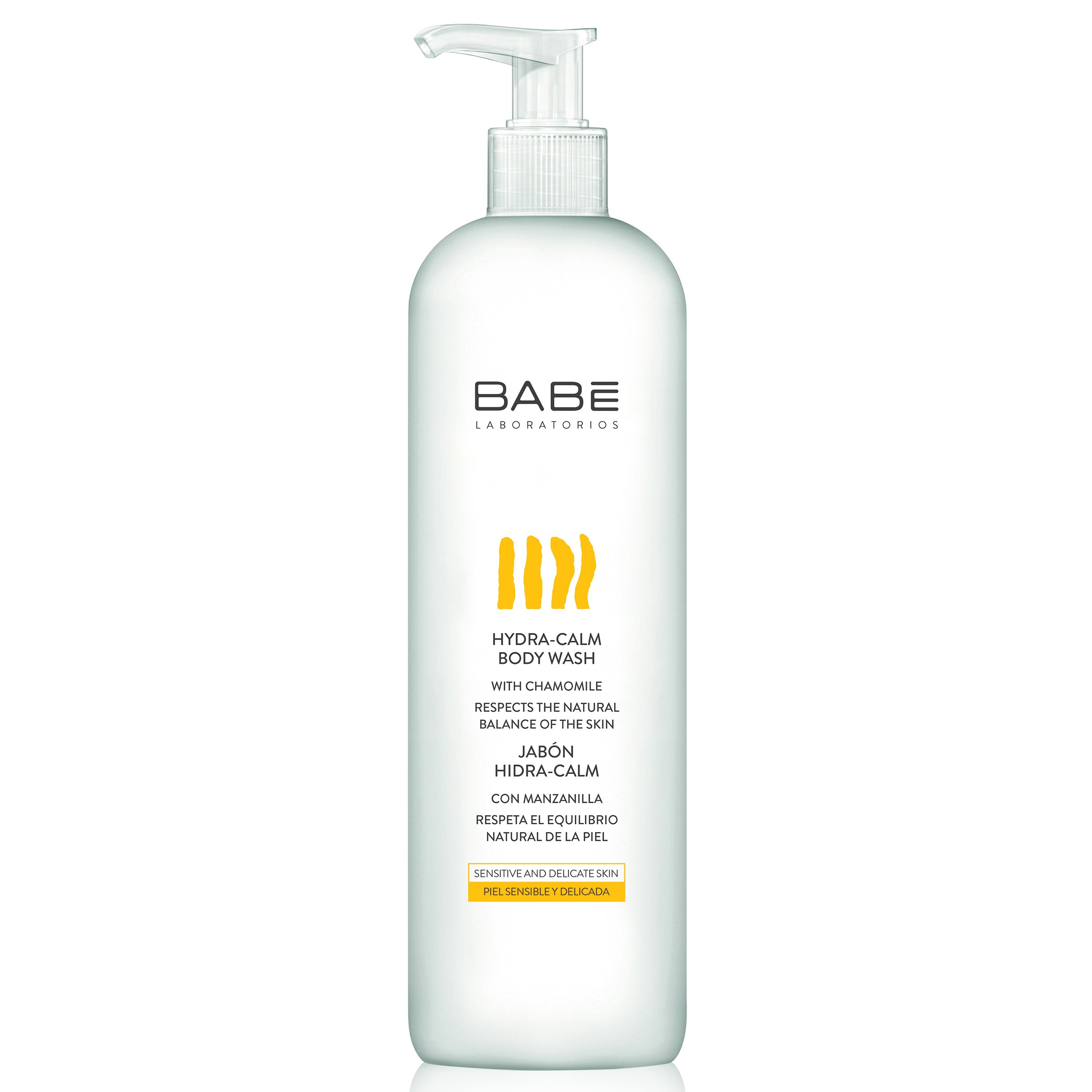 Babe Body Hydra-Calm Wash Απαλό Αφρόλουτρο με Μεταξένια Υφή για την Καθημερινή Υγιεινή της Ευαίσθητης Επιδερμίδας 500ml