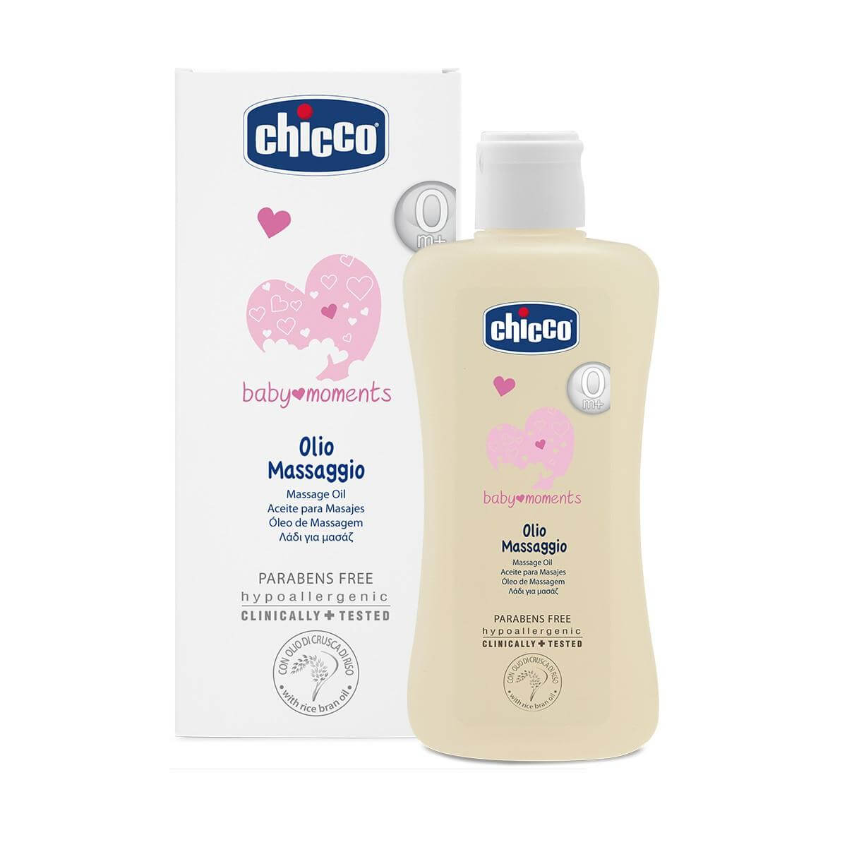 Chicco Baby Moments Λάδι για μασάζ 200ml