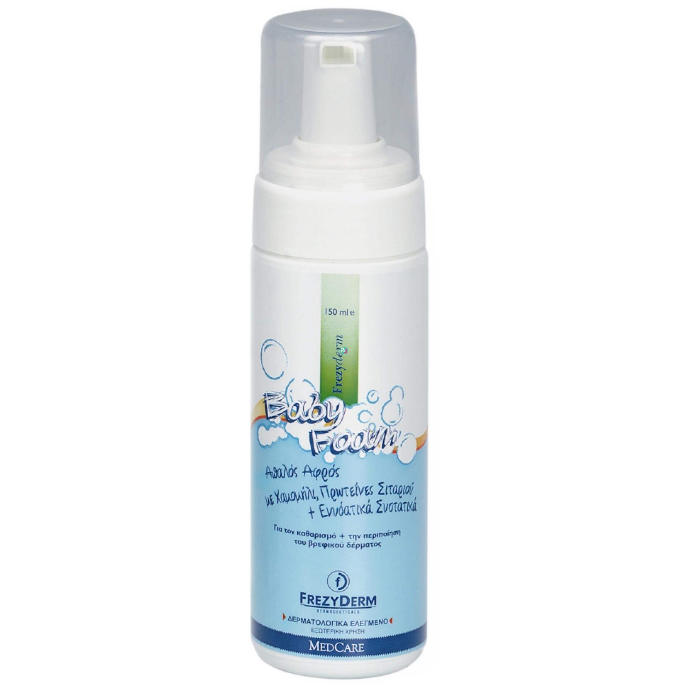 Frezyderm Baby Foam Απαλός Αφρός Καθαρισμού Για Το Βρεφικό Και Παιδικό Δέρμα 150ml