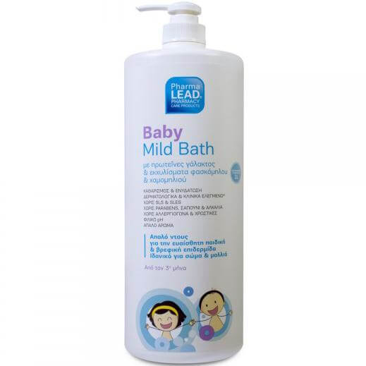 Pharmalead Baby Mild Bath Απαλό Βρεφικό Αφρόλουτρο για Σώμα & Πρόσωπο 1L
