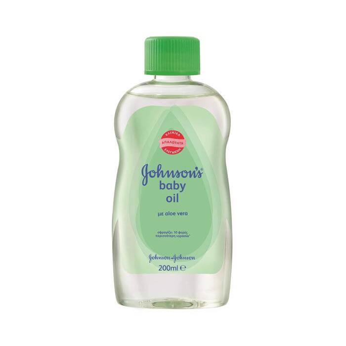 Johnsons Baby Oil Aloe Vera Απαλό Λάδι με Ενυδατικές και Καταπραϋντικές Ιδιότητες 200ml