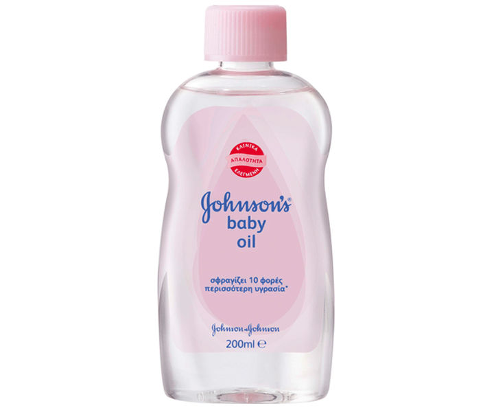 Johnsons Baby Oil Regular Απαλό Λάδι που Ενυδατώνει την Ευαίσθητη Επιδερμίδα 200ml