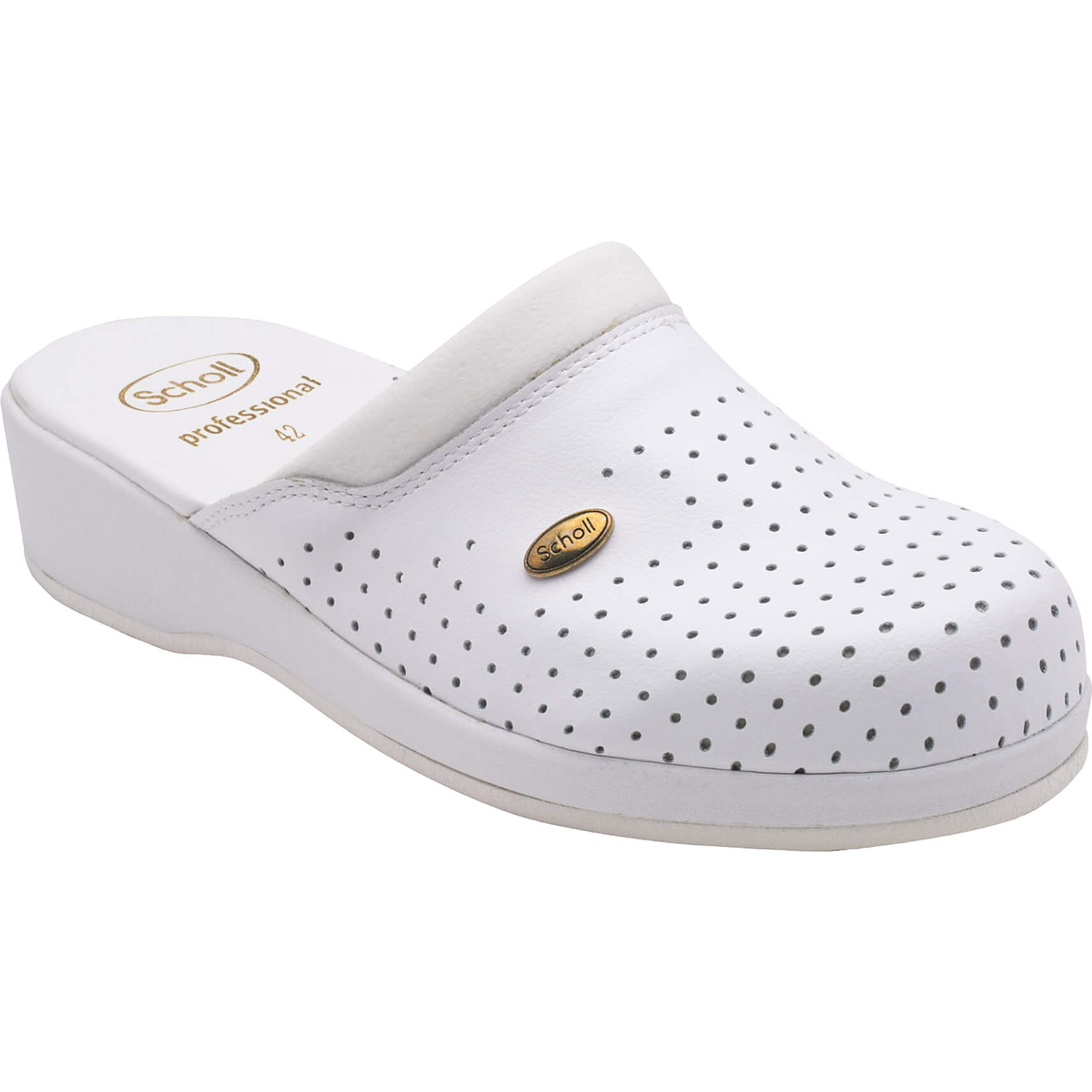 Scholl Shoes Back Guard Σαμπό Λευκό Αναπαυτικά Παπούτσια που Χαρίζουν Σωστή Στάση & Φυσικό Χωρίς Πόνο Βάδισμα 1 Ζευγάρι - 42 19505_1928