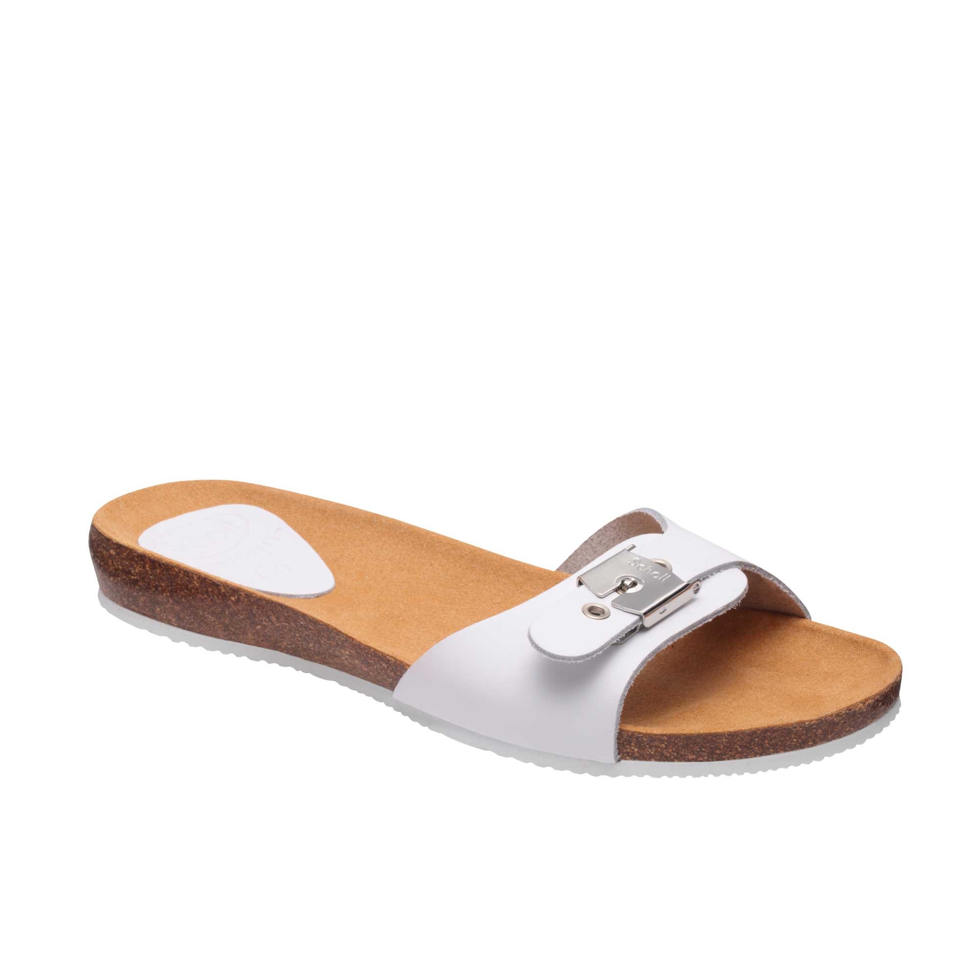 Scholl Shoes Bahamais White Γυναικεία Ανατομικά Παπούτσια Χαρίζουν Σωστή Στάση & Φυσικό Χωρίς Πόνο Βάδισμα 1 Ζευγάρι – 38