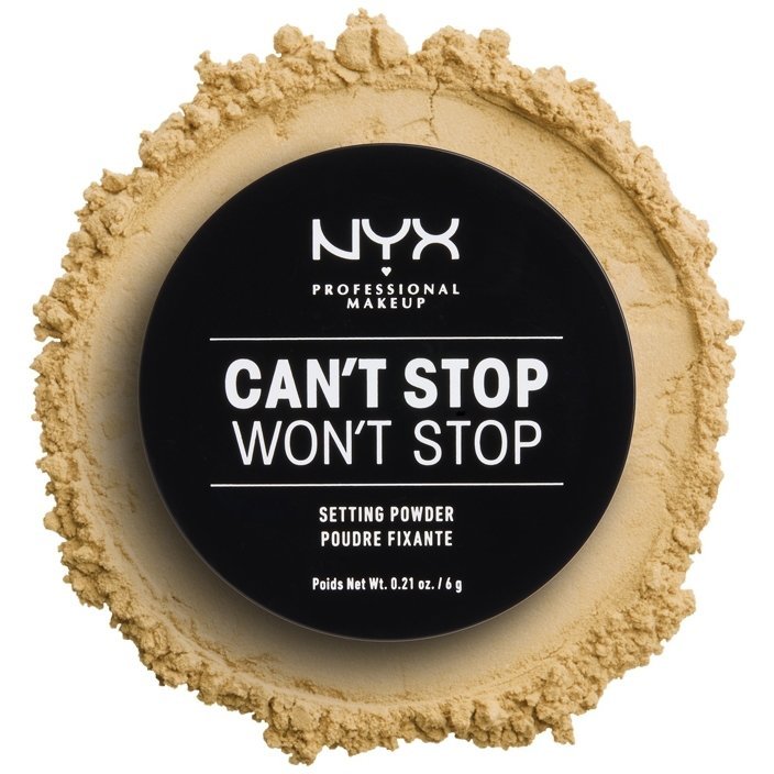 Nyx Can’t Stop Won’t Stop Setting Powder Ελαφριά Πούδρα Σταθεροποίησης 6gr – Banana