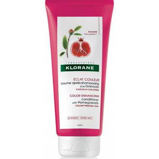 Klorane Eclat Couleur Baume Conditioner A La Grenade Μαλακτική Κρέμα Με Εκχύλισμα Ροδιού 200ml