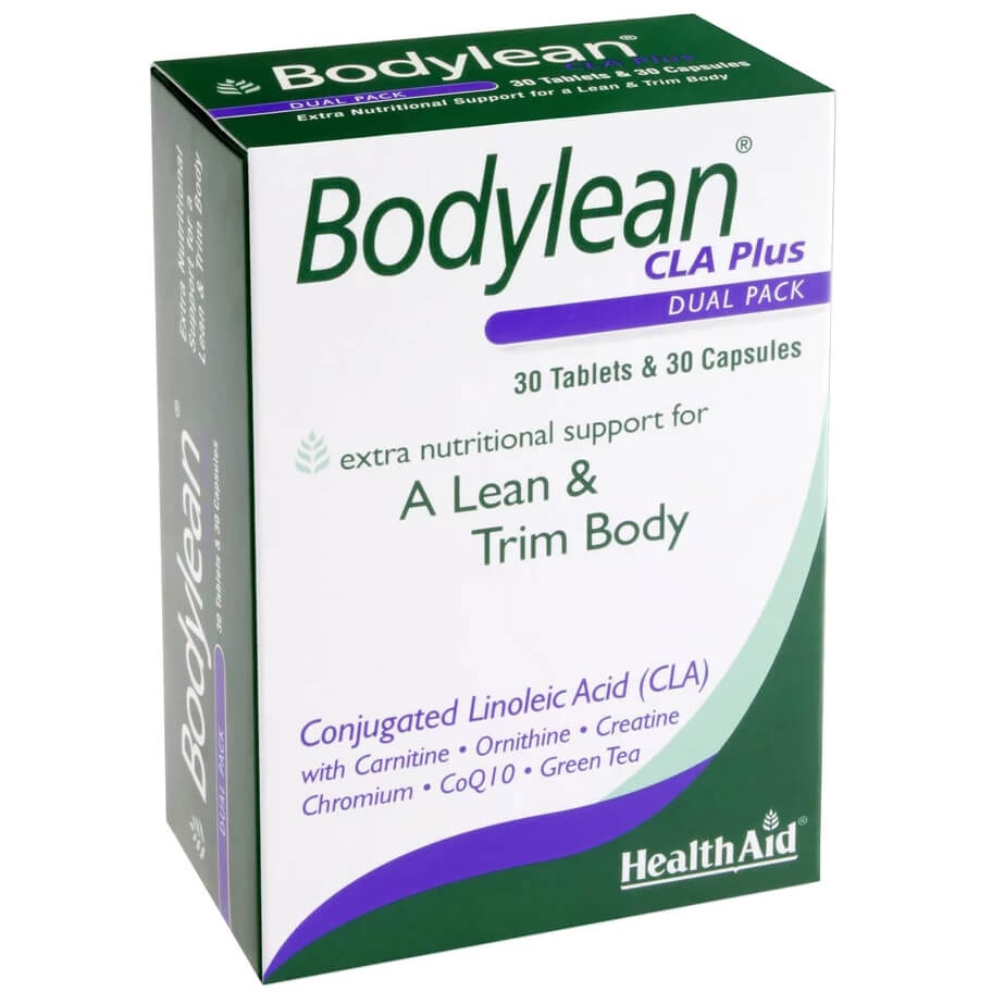 Health Aid Bodylean CLA Plus Συμπλήρωμα Διατροφής για Λεπτό & Σφριγηλό Σώμα 30Tabs & 30Caps
