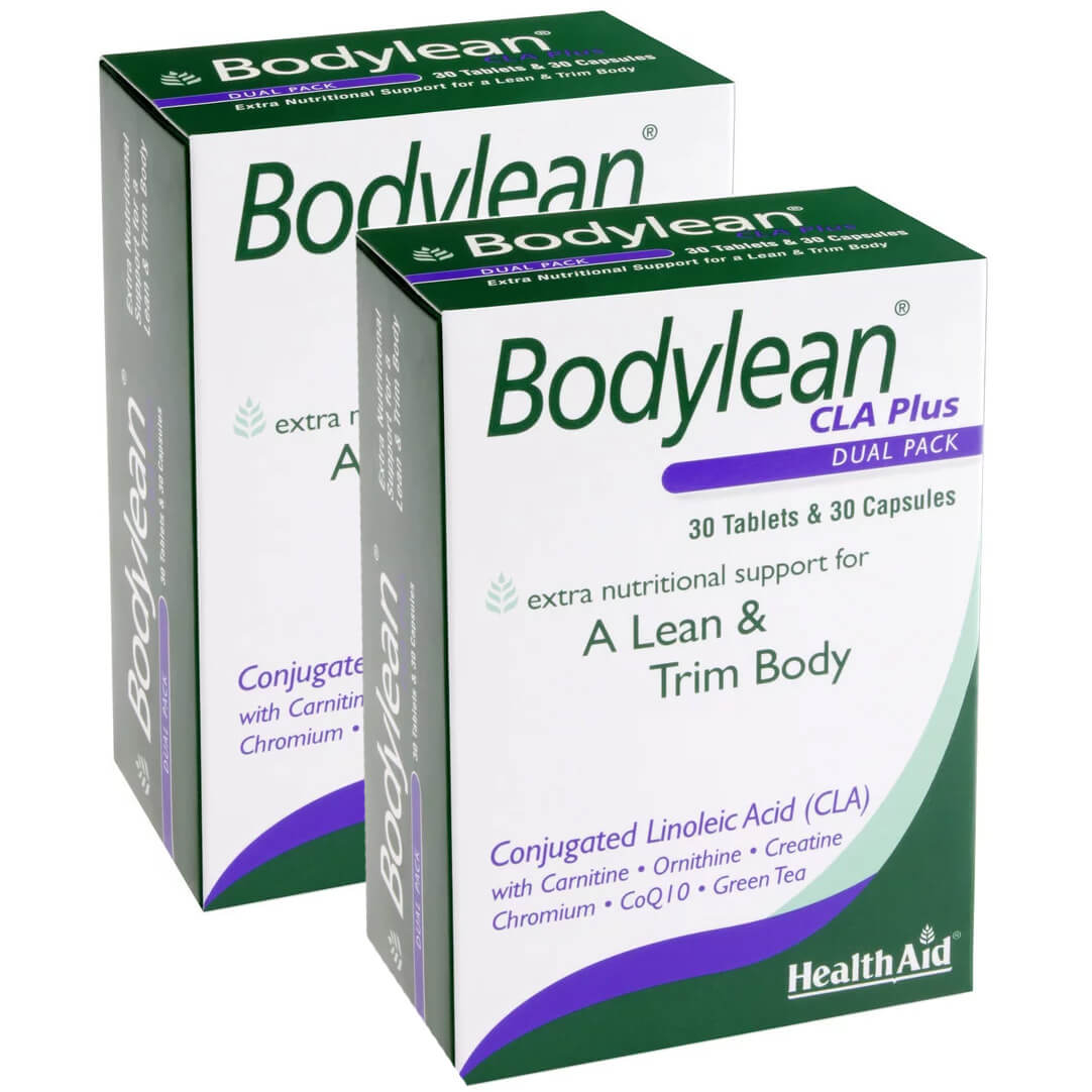 Health Aid Πακέτο Προσφοράς Bodylean CLA Plus Συμπλήρωμα Διατροφής για Λεπτό & Σφριγηλό Σώμα 2x30Tabs & 30Caps -50% το 2ο Προϊόν