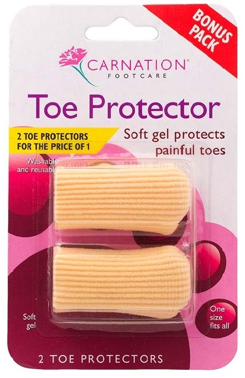 Vican Carnation Toe Protector Προστατευτικό Δακτύλων Πλήρως Επενδεδυμένο με Ενισχυμένο Polymer Gel για Μέγιστη Προστασία 2 τμχ