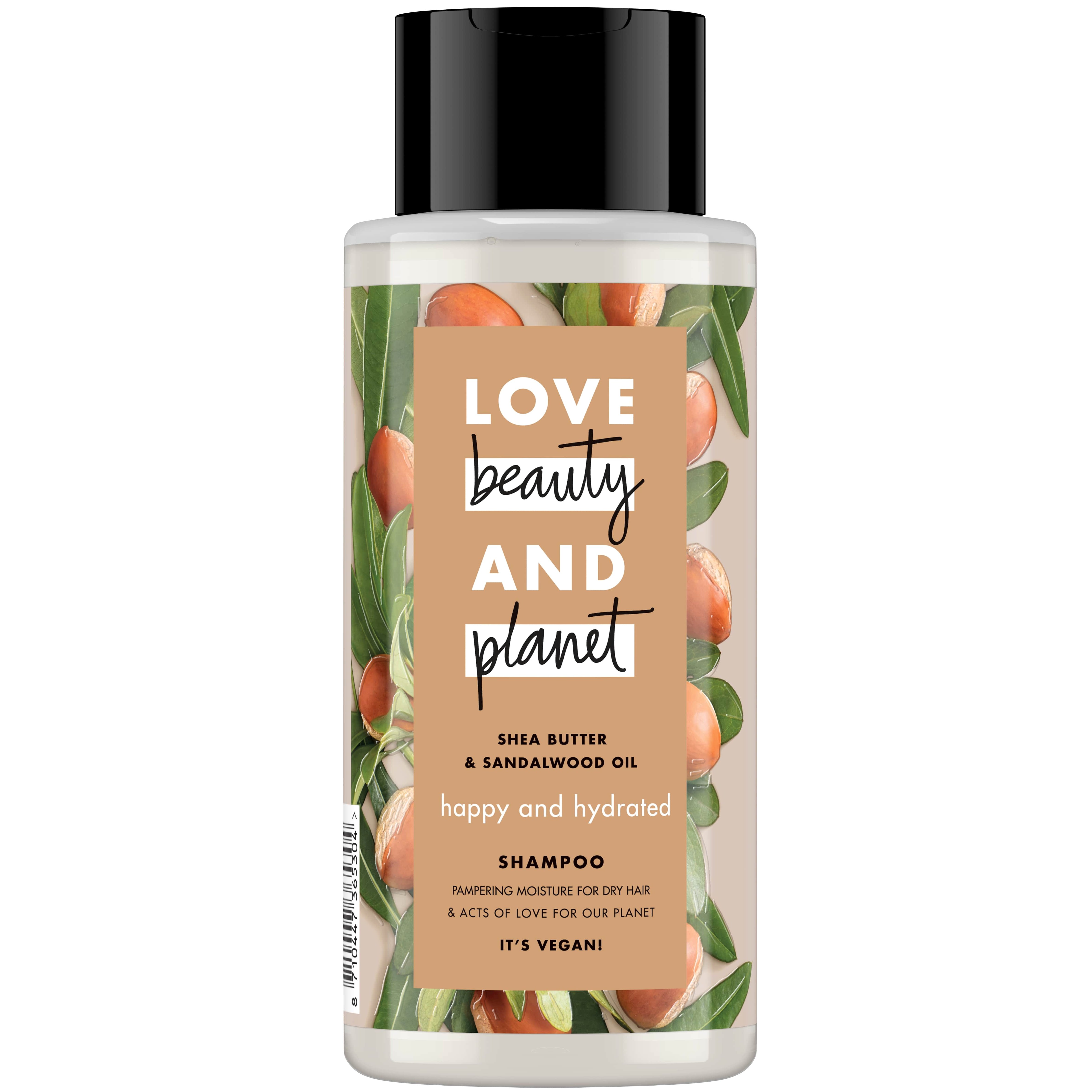 Love Beauty and Planet Shea Butter & Sandalwood Oil Shampoo, Σαμπουάν για Ξηρά Μαλλιά 400ml