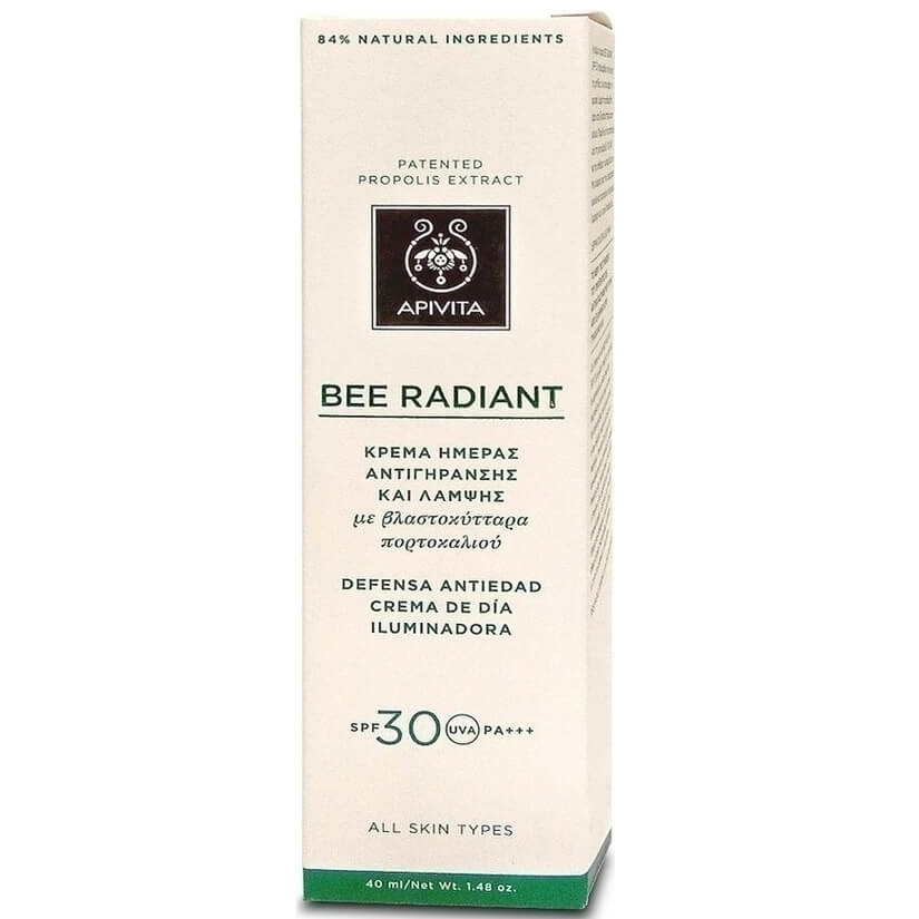 Apivita Bee Radiant Age Defence Illuminating Day Cream Spf30, 40ml