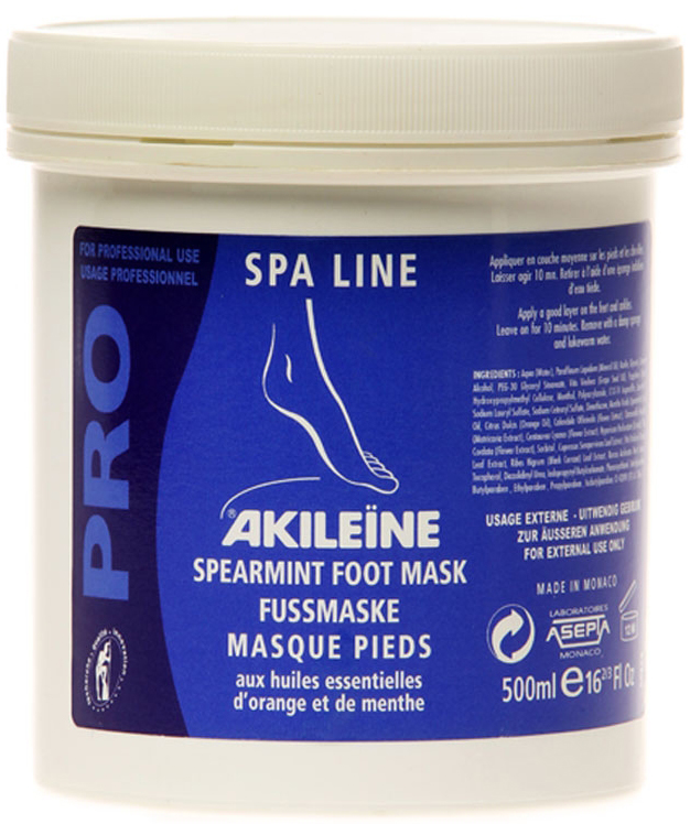 Vican Akileine Foot Mask Επαγγελματική Μάσκα Εντατικής Περιποίησης Ποδιών 500ml