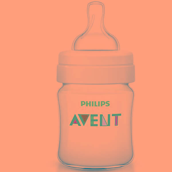 Avent Classic+ Πλαστικό Μπιμπερό 0m+ Μηνών με Πιπίλα Σιλικόνης 125ml Χωρίς BPA SCF560/17