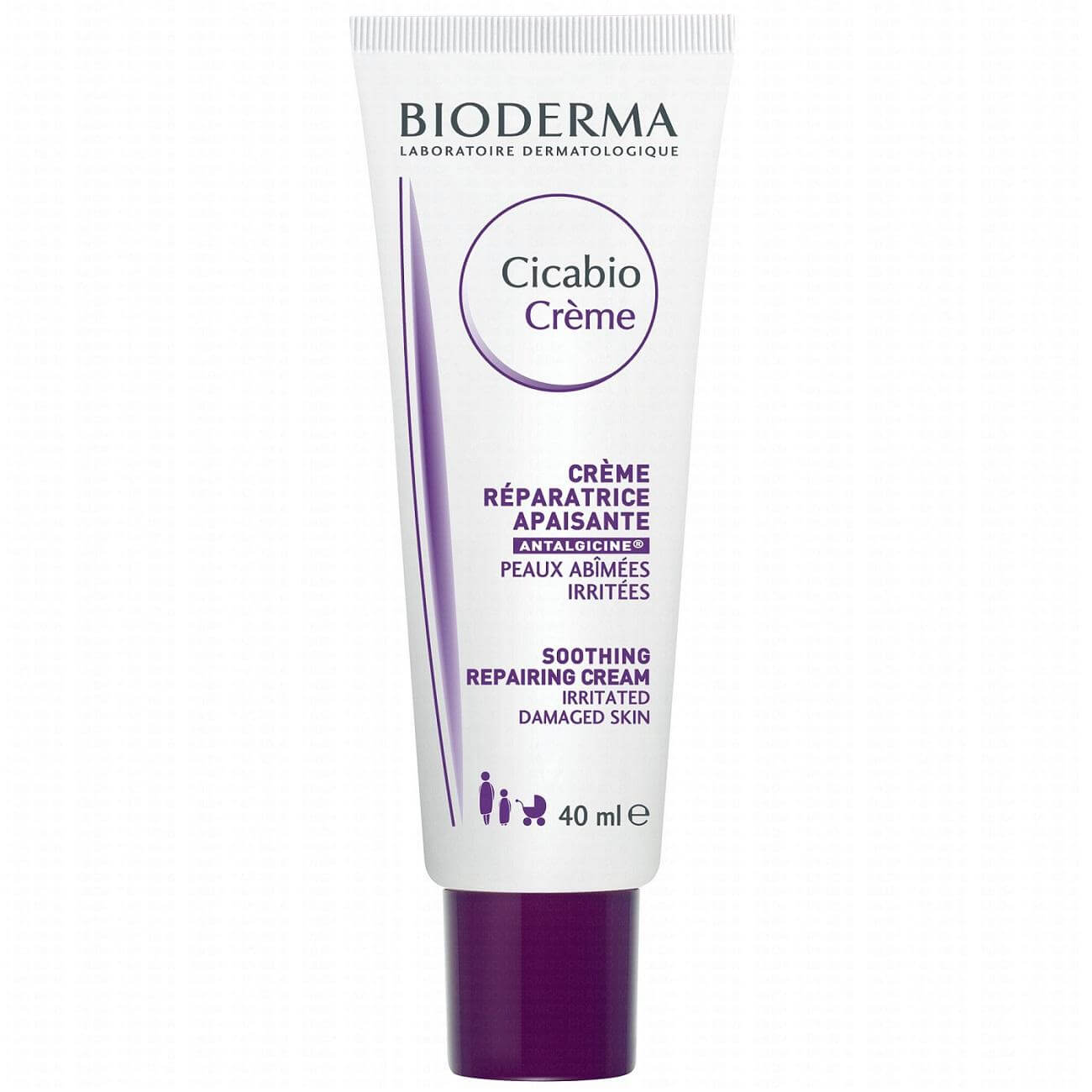 Bioderma Cicabio Creme / Cream – Καταπραϋντική Αναδομητική Κρέμα για Αναδόμηση της Επιδερμίδας 40ml
