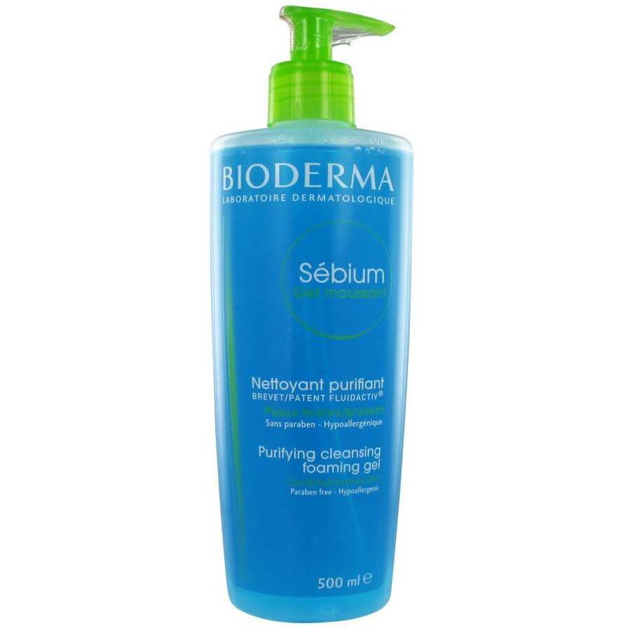 Bioderma Sebium Gel Moussant Απαλό Αφρίζον Τζελ Καθαρισμού για Μικτές & Λιπαρές Επιδερμίδες Προσφορά 40% Επιπλέον Προϊόν 500ml