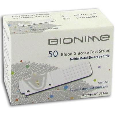 Bionime Ταινίες Μέτρησης Γλυκόζης Αίματος GS 700 50Strips