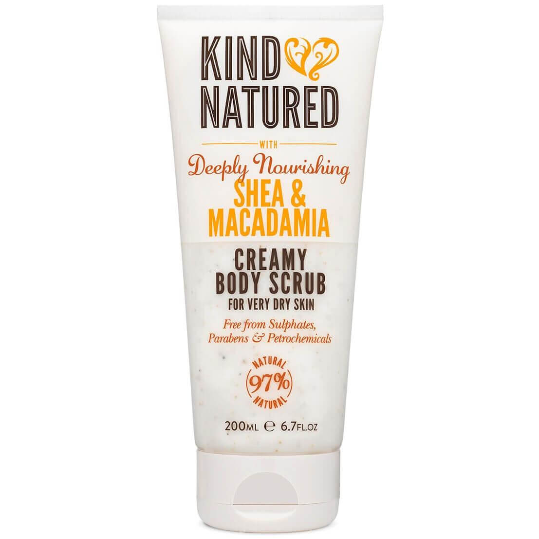 Kind Natured Deeply Nourishing Shea & Macadamia Creamy Body Scrub για Πολύ Ξηρή Επιδερμίδα 200ml