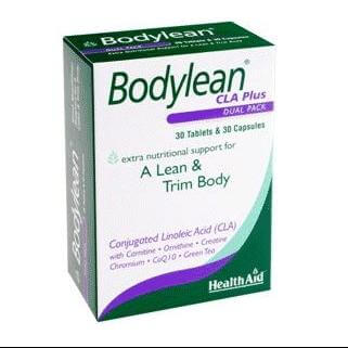 Health Aid Bodylean CLA Plus Μειώνει Την Αίσθηση Της Πείνας. 30 Capsules & 30 Tablets