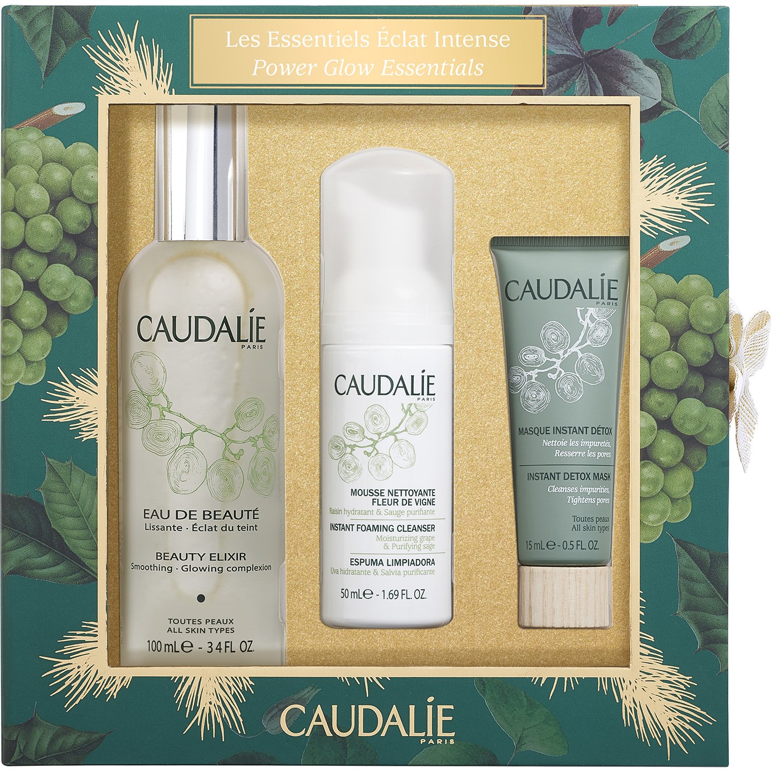 Caudalie Πακέτο Προσφοράς Beauty Elixir 100ml & Δώρο Instant Foaming Cleanser 50ml & Instant Detox Mask 15ml