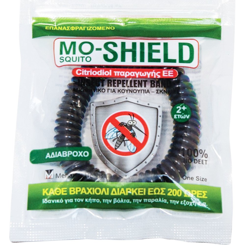Menarini Mo-Shield Απωθητικό Βραχιόλι για Κουνούπια, Σκνίπες σε Διάφορα Χρώματα