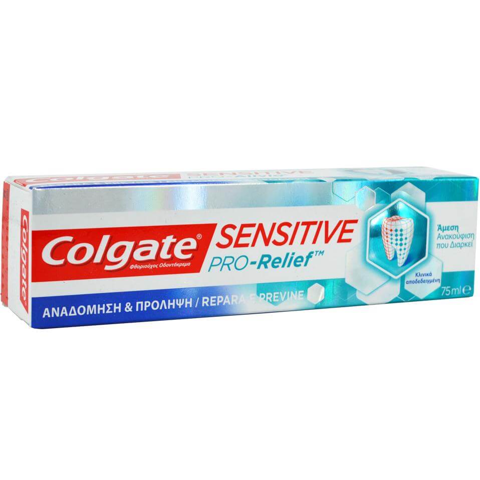 Colgate Sensitive Pro-Relief Οδοντόκρεμα Αναδόμησης Σμάλτου για Ευαίσθητα Δόντια 75ml