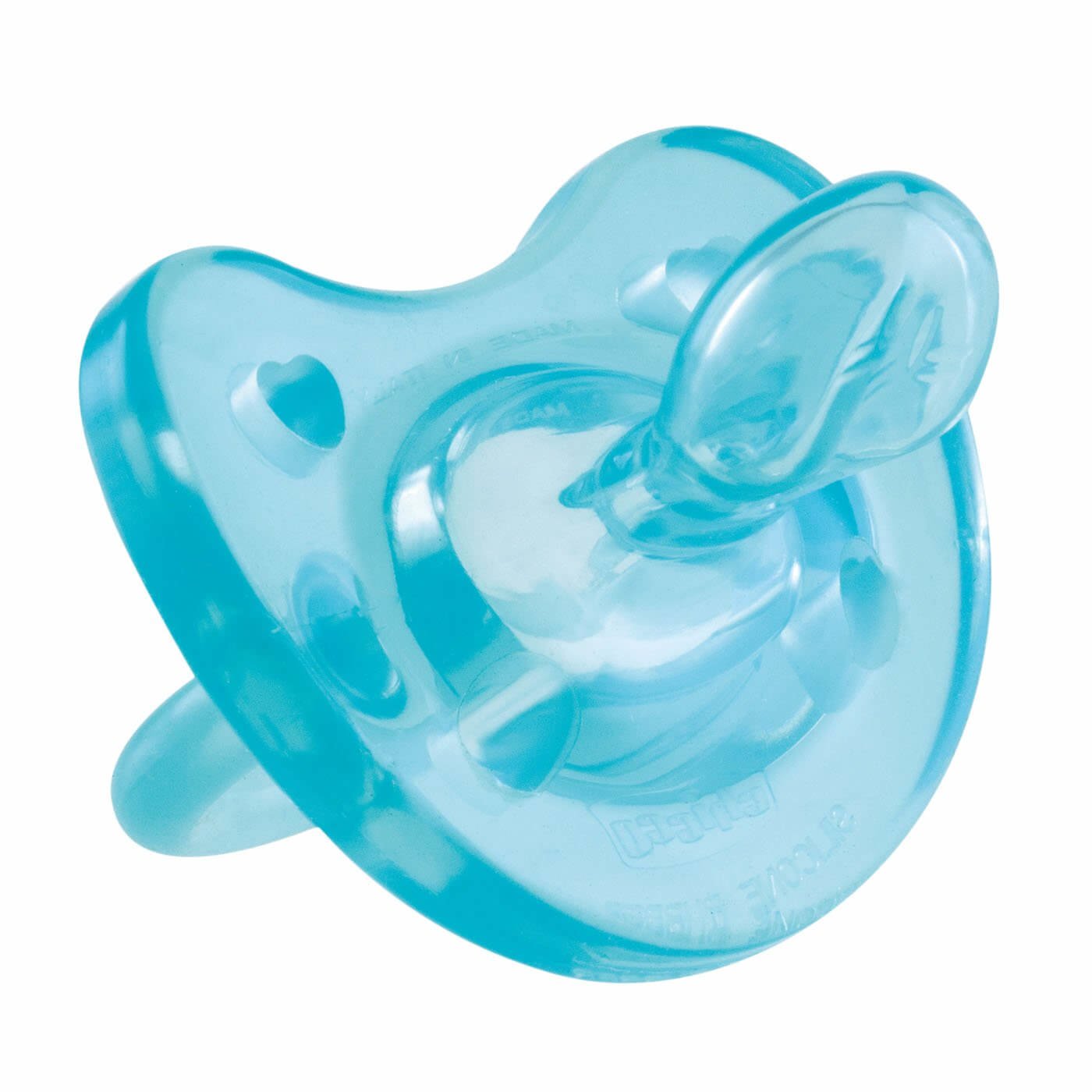 Chicco Πιπίλες Όλο Σιλικόνη Physio Soft Σιέλ – 16-36m