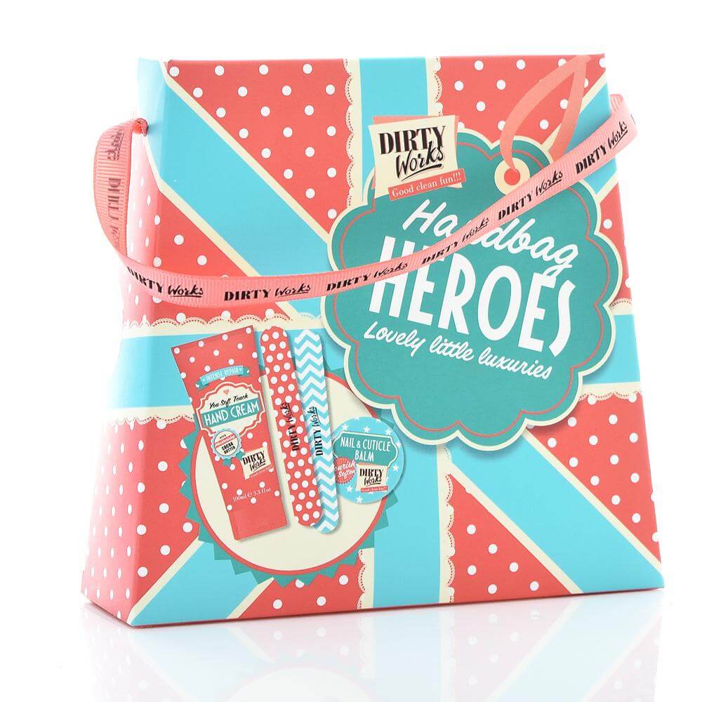 Dirty Works Handbag Heroes Τσαντάκι με Προϊόντα για την Περιποίηση των Χεριών & των Νυχιών