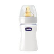 Chicco Mπιμπερό Nature Glass Γυάλινο Θηλή Καουτσούκ 0 ΒPA 150ml