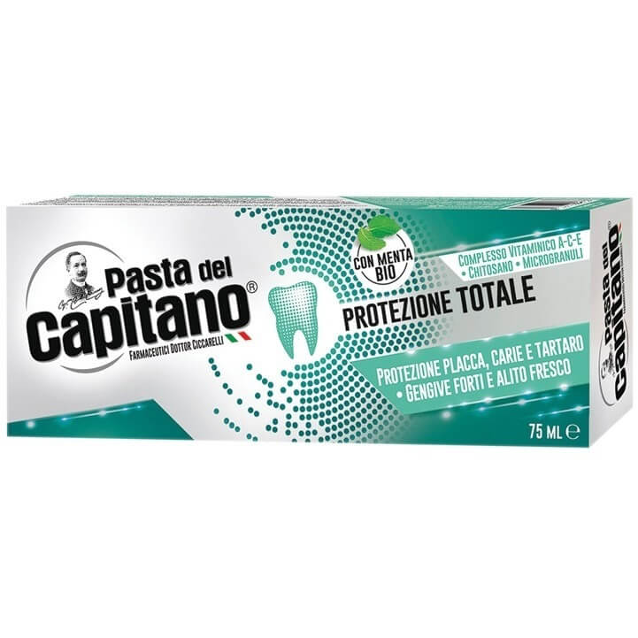Pasta Del Capitano Οδοντόκρεμα Ολοκληρωμένης Προστασίας με Οργανική Μέντα 75ml