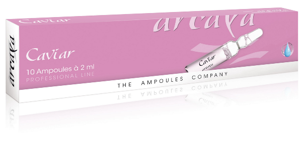 Arcaya Caviar Ampoules Ελαστικότητα, Ανόρθωση, Βελτίωση της Πυκνότητας της Επιδερμίδας και άμεση Σφριγηλότητα 10x2ml