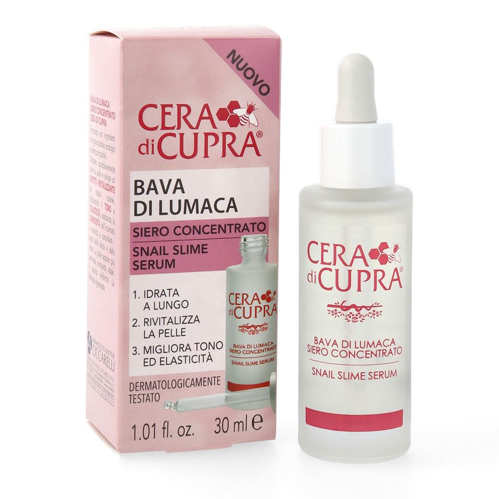 Cera di Cupra Snail Slime Serum Συμπυκνωμένος Ορός με Έκριμμα Σαλιγκαριού 30ml