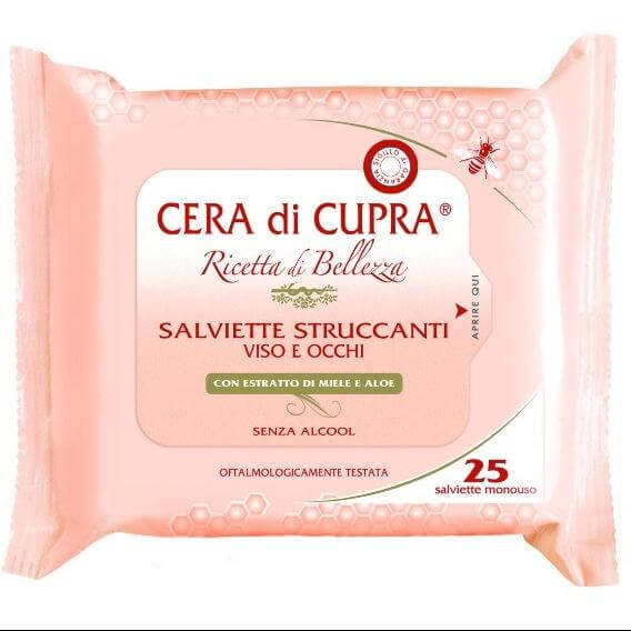 Cera di Cupra Make – Up Remover Μαντηλάκια Ντεμακιγιάζ 25Μαντ