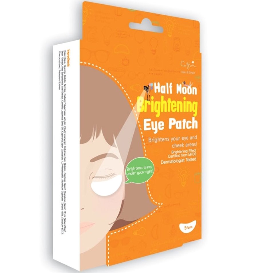 Vican Cettua Clean & Simple Half Moon Brightening Eye Patch Επιθέματα που Απαλύνουν τους Μαύρους Κύκλους, 5τμχ