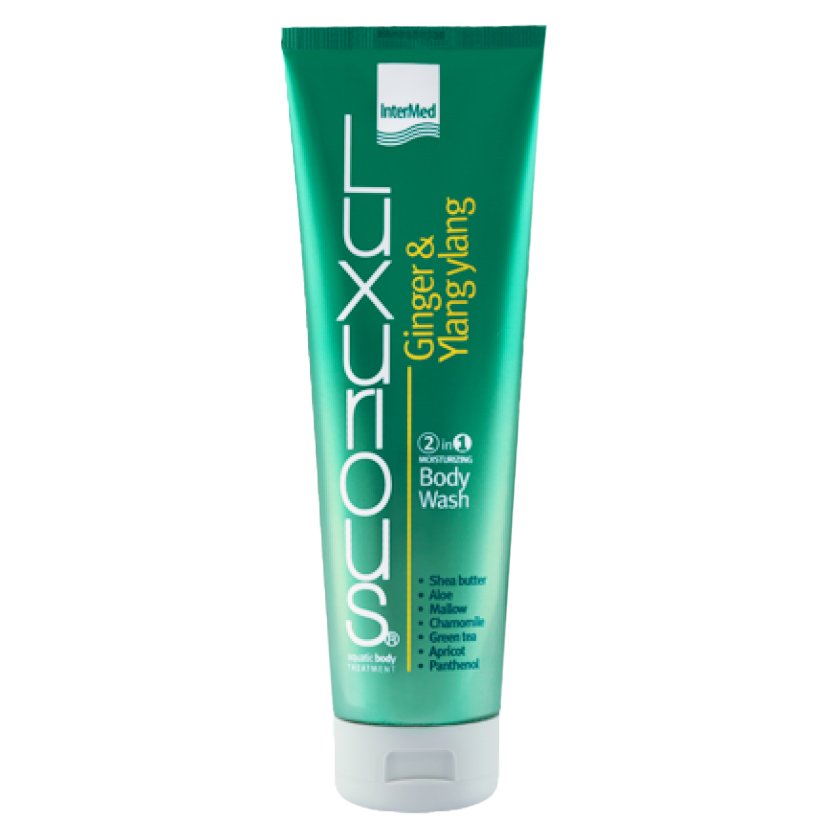 Luxurious 2in1 Moisturizing Body Wash Ginger & Ylangylang 2σε1 Αφρόλουτρο & Κρέμα Σώματος με Άρωμα Τζίντζερ 300ml