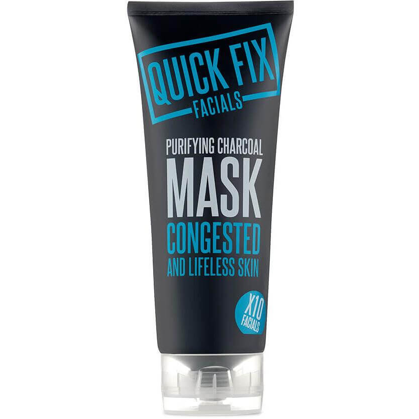 Quick Fix Facials Purifying Charcoal Mask Μάσκα Προσώπου για Θαμπό Δέρμα 100ml