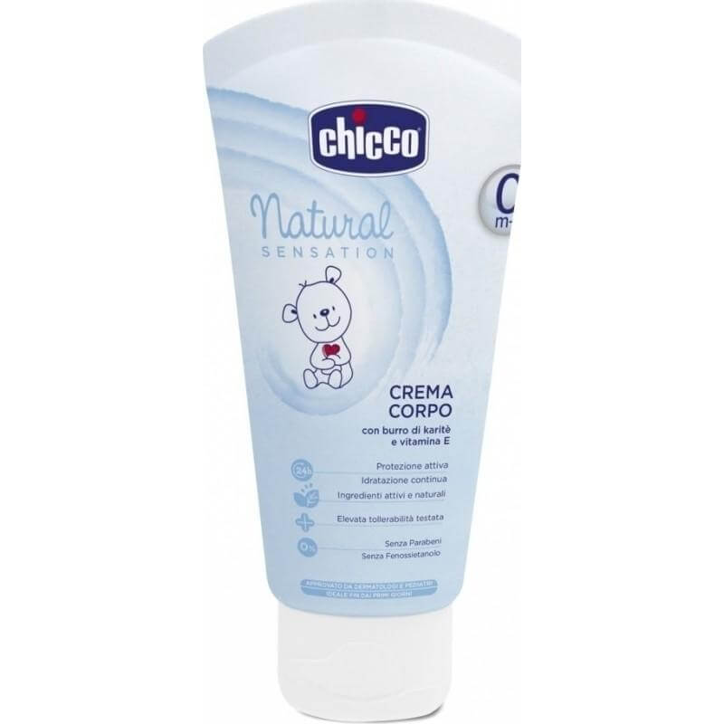 Chicco Natural Sensation Body Lotion Βρεφικό Γαλάκτωμα Σώματος με Shea Butter & Βιταμίνη Ε 150ml
