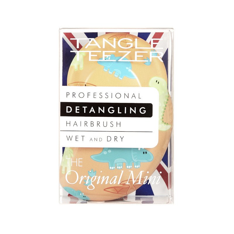 Tangle Teezer The Original Mini Children Detangling Hairbrush Dinosaurs Βούρτσα Ειδικά Σχεδιασμένη για τα Παιδικά Μαλλάκια