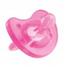 Chicco Πιπίλες Όλο Σιλικόνη Physio Soft Ρόζ – 6-12m
