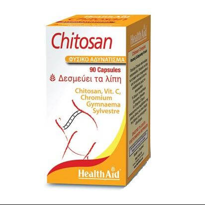 Health Aid Chitosan Απώλεια Βάρους 90caps
