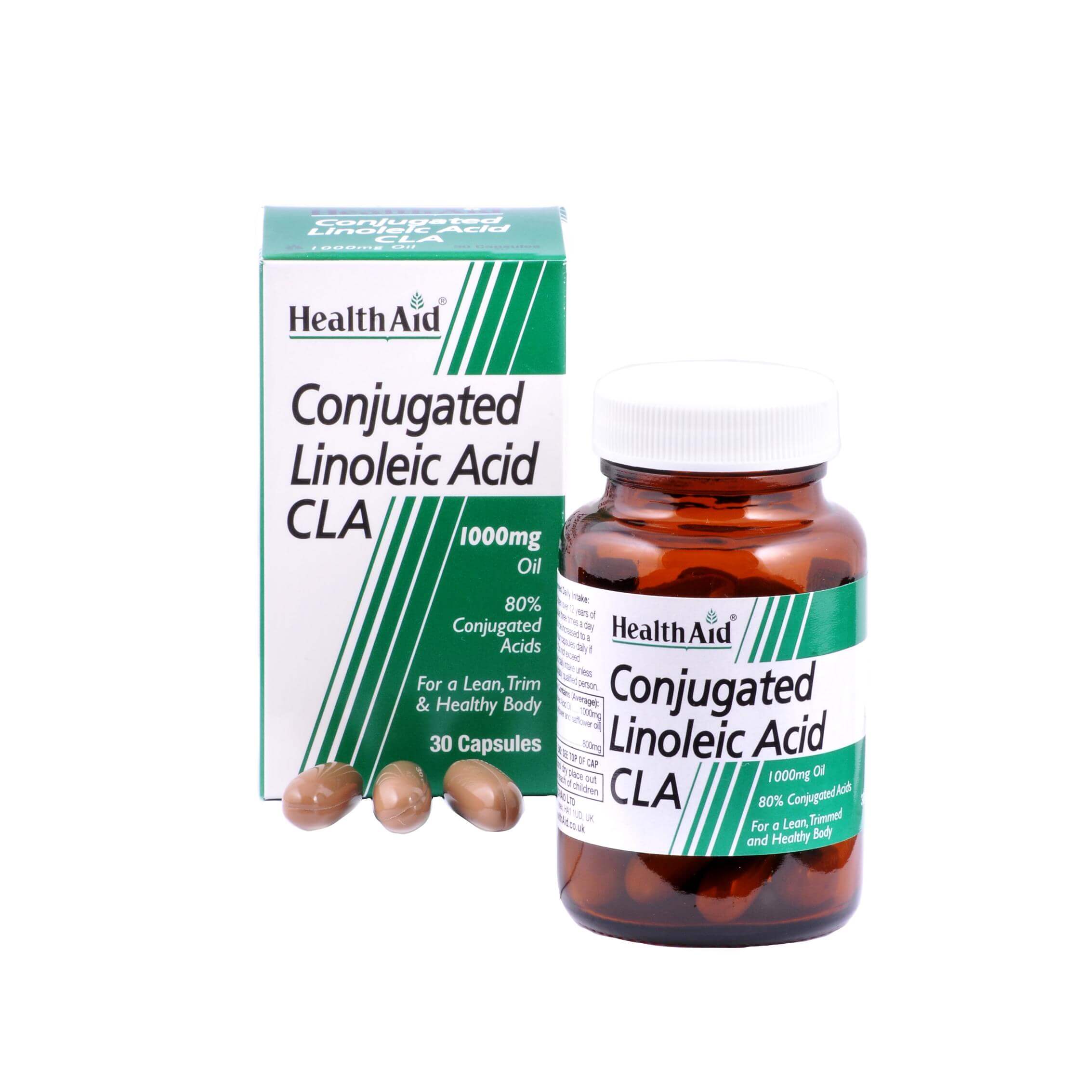 Health Aid CLA Conugated Linoleic Acid Καύση Λιπών 30 Ταμπλέτες