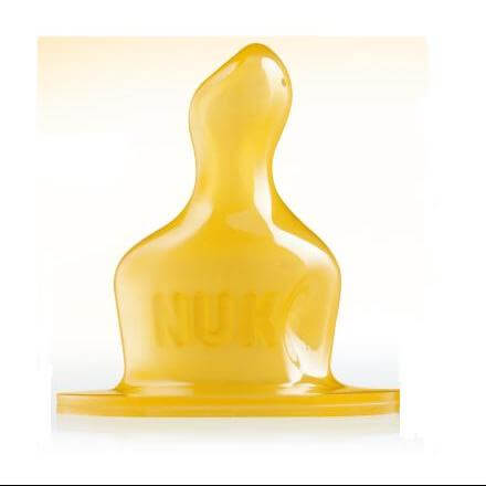 NUK Classic Θηλή Καουτσούκ Μέγεθος 2: Medium και Large – μεσαίο (M)