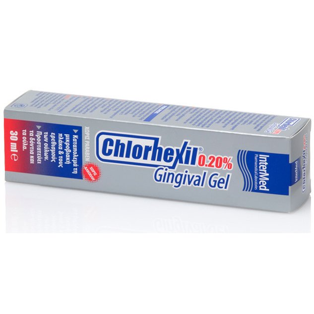 Chlorhexil 0.20% Gingival Gel Αντισηπτική Γέλη για την Αγωγή των Εντοπισμένων Κακώσεων της Στοματικής Κοιλότητας 30ml