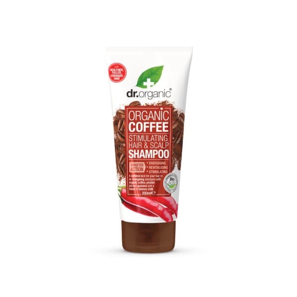 Dr. Organic Coffee Stimulating Hair & Scalp Shampoo Τονωτικό Σαμπουάν 200ml