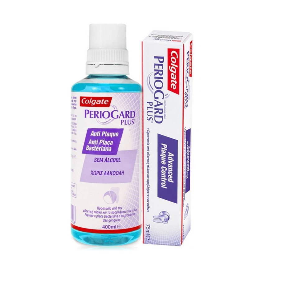 Colgate Πακέτο Προσφοράς Plus Anti-Plaque Στοματικό Διάλυμα 400ml & Plus Οδοντόκρεμα 75ml Προσφορά -50%
