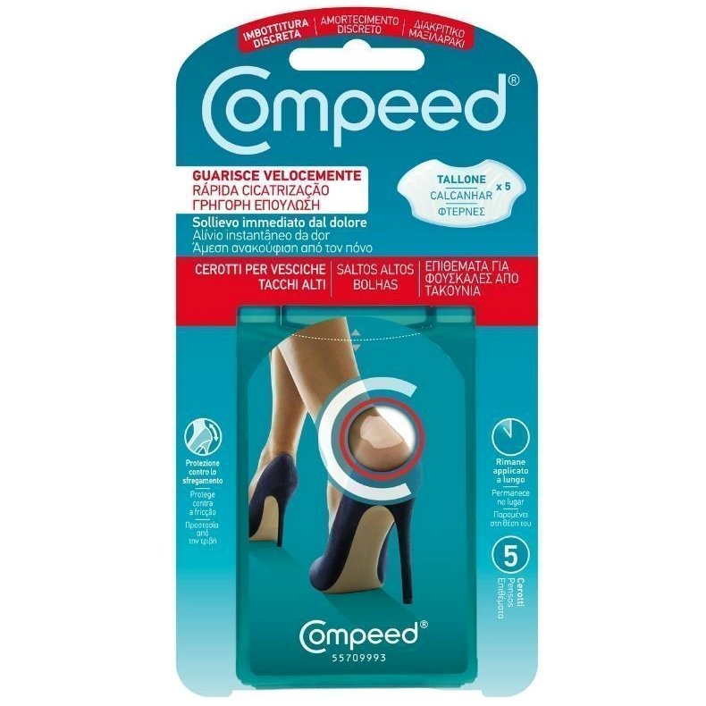 Compeed Compeed Blisters High Heels Επιθέματα για Φουσκάλες από Τακούνια, 5 τεμάχια