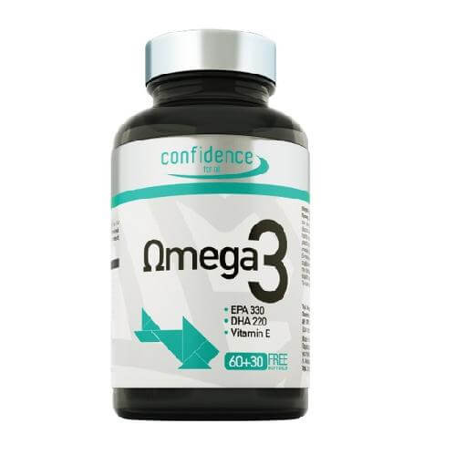Confidence Omega 3 1000mg Πλούσιο Σε Απαραίτητα Λιπαρά Οξέα EPA Και DHA (60+30δώρο)