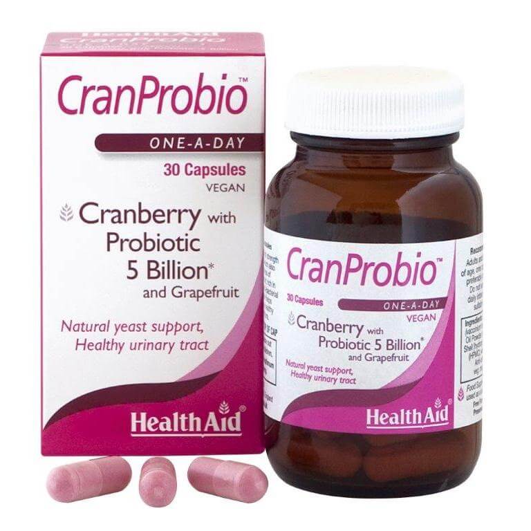 Health Aid Cran Probio Μοναδικό Υψηλής Αντοχής Προβιοτικό Συμπλήρωμα 30tabs