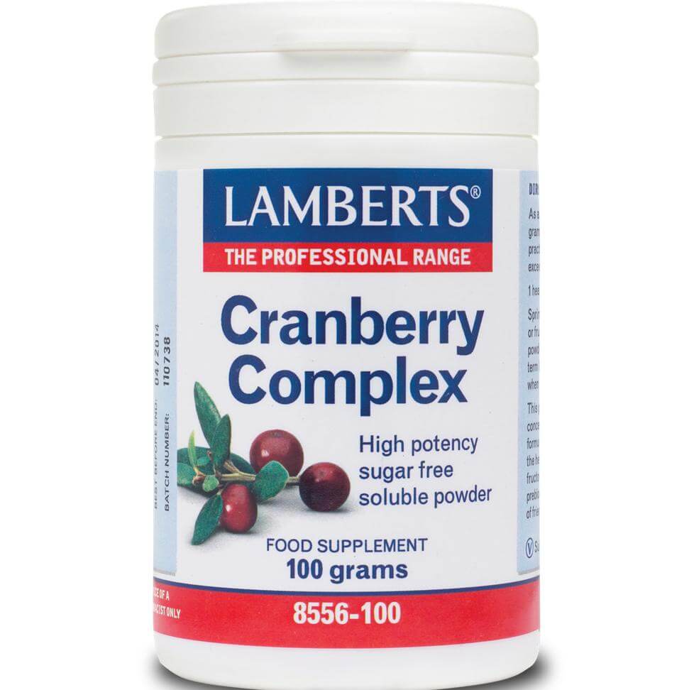 Lamberts Cranberry Complex Συμπλήρωμα Διατροφής Με Βιταμίνη C για τη Διατήρηση της Υγείας του Ουροποιητικού Συστήματος 100grams